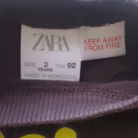 Zara Kids Chocolate Brown'Florida Sunset' Tee - Picture 3 of 7